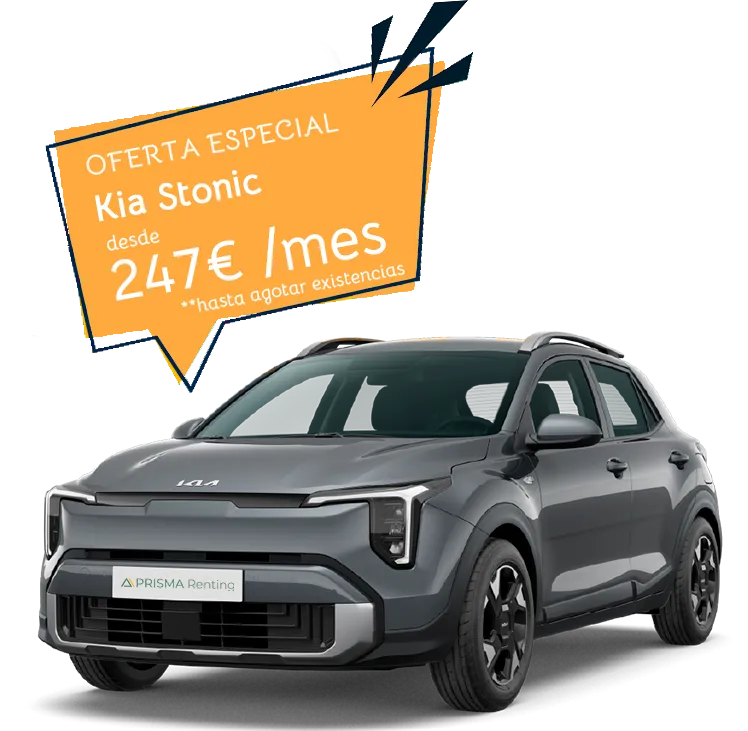 Oferta de renting del mes - Kia Stonic